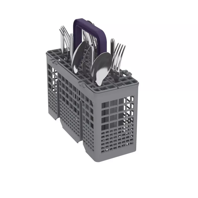 Lavavajillas slim Beko BDFS15020X, 10 cubiertos, 45 cm, 47 dB, 5 programas, motor inverter