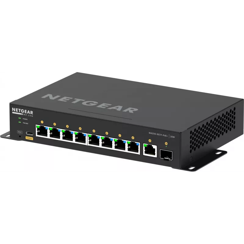 Switch gestionado NETGEAR GSM4210PD-100EUS 8x1G PoE+ 110W 1xSFP