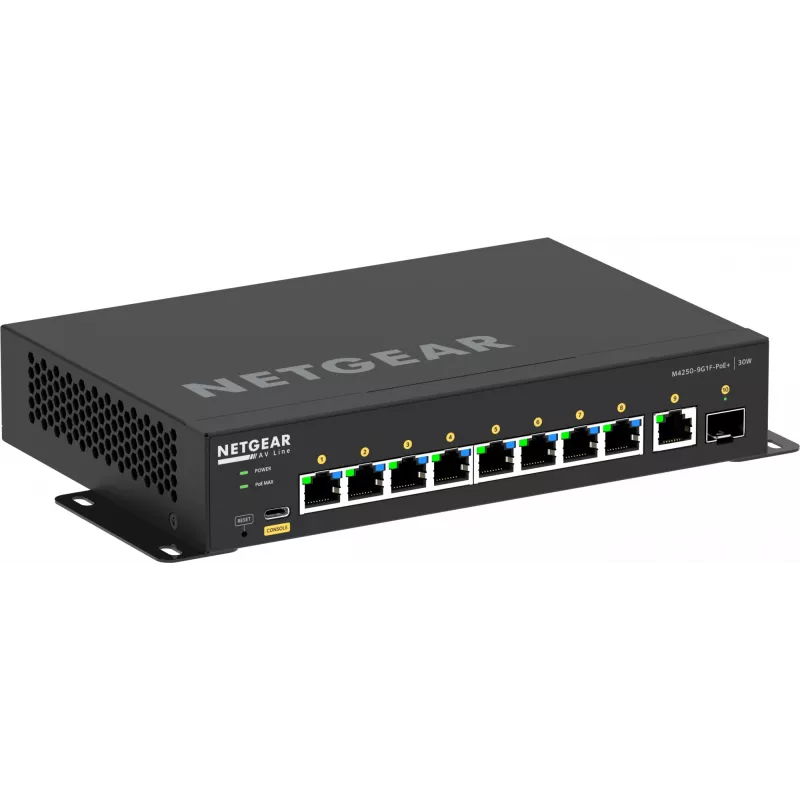 Switch gestionado NETGEAR GSM4210PD-100EUS 8x1G PoE+ 110W 1xSFP