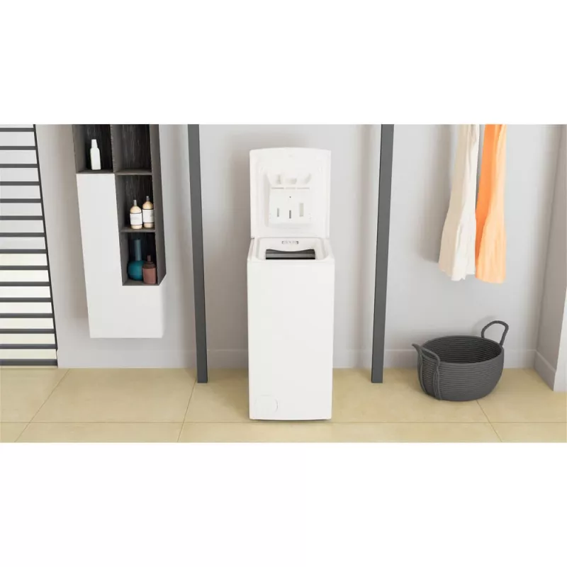 Whirlpool TDLR 6040L PL/N lavadora de libre instalación de carga superior, 6 kg, 1000 rpm, blanca
