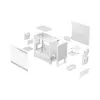 FRACTAL DESIGN Fractal Design Pop Mini Air RGB Blanco Tg Clear Tint