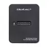 Carcasa SSD QOLTEC 50313 Negra — M.2 (22×80 / 22×110) PCIe y SATA, USB Type-C (USB 2.0 / 3.2 Gen2)
