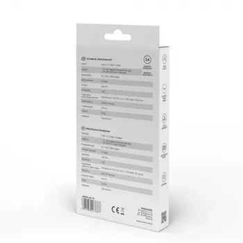 Hub USB-C SAVIO AK-57 con 3× USB-A, RJ-45 Gigabit Ethernet (5000 Mbit/s), aluminio gris