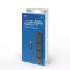 Hub USB-C SAVIO AK-57 con 3× USB-A, RJ-45 Gigabit Ethernet (5000 Mbit/s), aluminio gris
