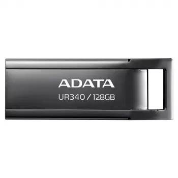 Memoria USB ADATA UR340 128 GB USB Type-A 3.2 Gen 2, carcasa de metal, negra