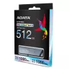 Memoria USB ADATA UE800 512 GB USB Type-C 3.2 Gen 2 (3.1 Gen 2) Plata