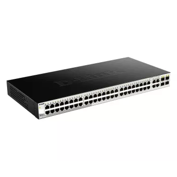 Switch Managed L2 Gigabit Ethernet D-Link DGS-1210-52, 48 puertos, 1U