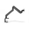 Soporte de sobremesa DIGITUS para monitor con brazo de gas individual 35 pulgadas, 15 kg máx. negro
