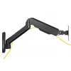 Soporte de pared DIGITUS para monitor con brazo de gas individual 32 pulgadas 9 kg máx negro