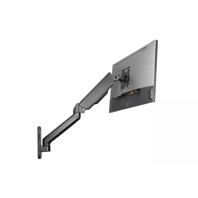 Soporte de pared DIGITUS para monitor con brazo de gas individual 32 pulgadas 9 kg máx negro