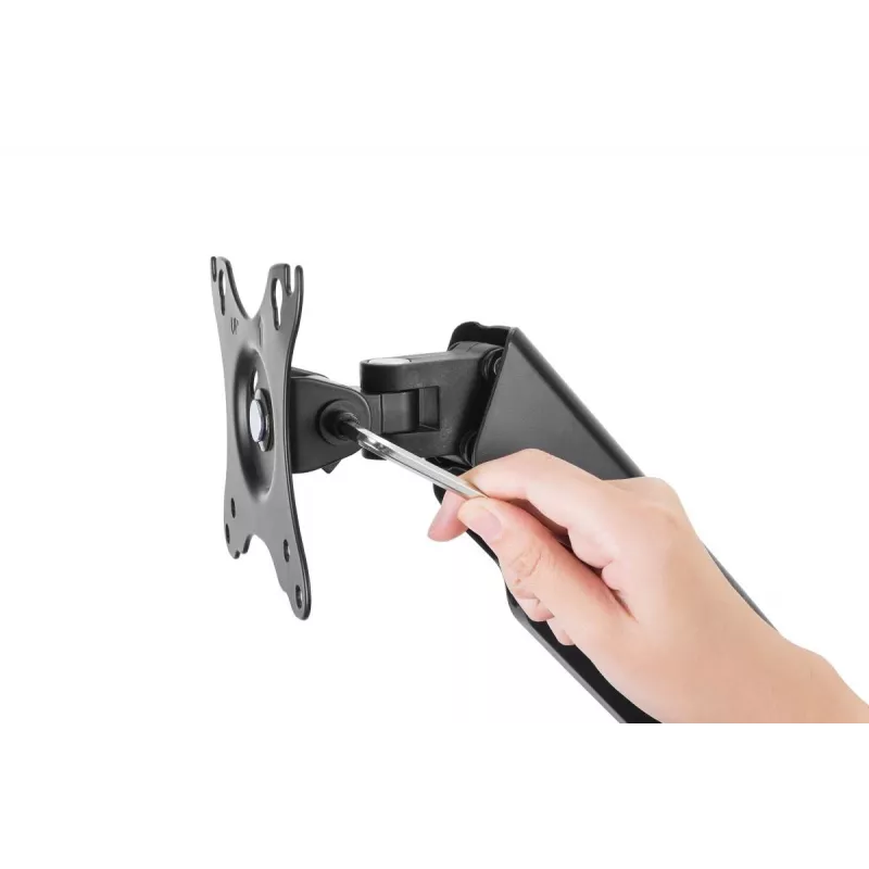 Soporte de pared DIGITUS para monitor con brazo de gas individual 32 pulgadas 9 kg máx negro