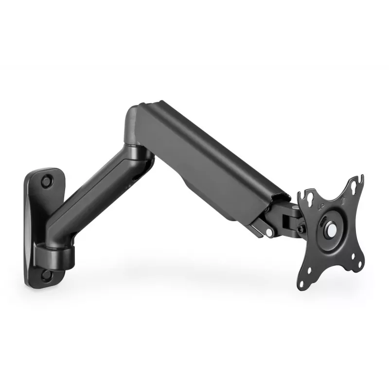 Soporte de pared DIGITUS para monitor con brazo de gas individual 32 pulgadas 9 kg máx negro