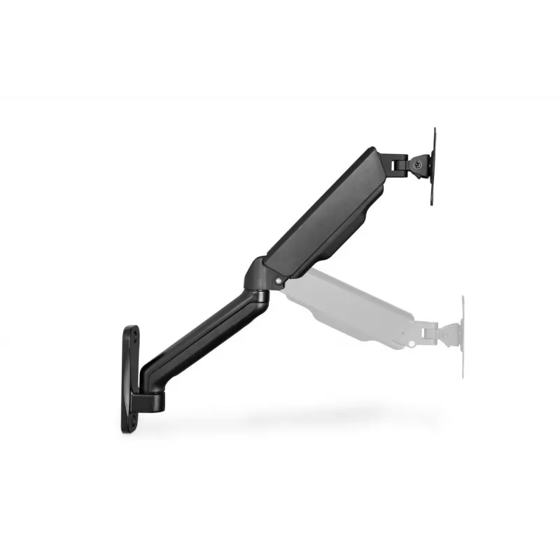 Soporte de pared DIGITUS para monitor con brazo de gas individual 32 pulgadas 9 kg máx negro