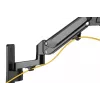 Soporte de pared DIGITUS para monitor con brazo de gas individual 43 pulgadas, máx. 23 kg - negro