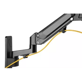 Soporte de pared DIGITUS para monitor con brazo de gas individual 43 pulgadas, máx. 23 kg - negro