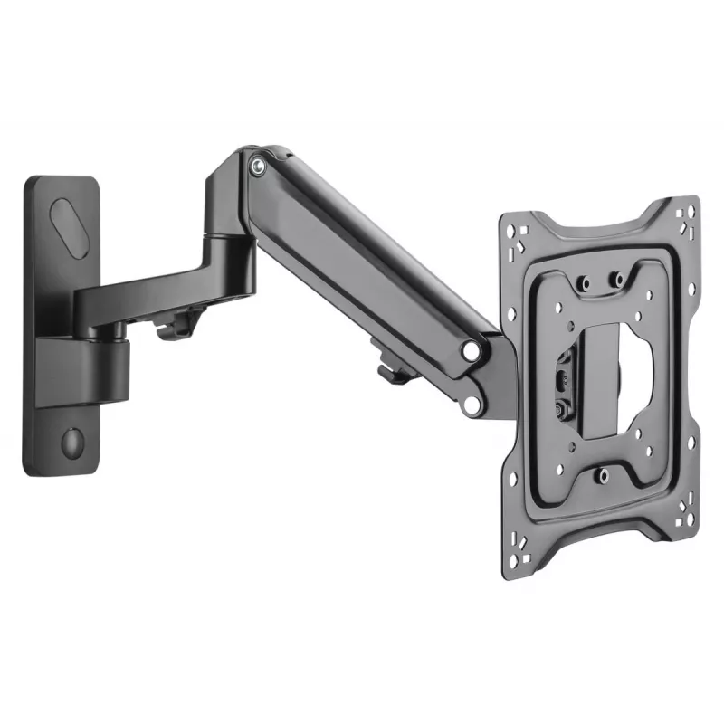 Soporte de pared DIGITUS para monitor con brazo de gas individual 43 pulgadas, máx. 23 kg - negro