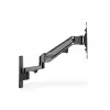 Soporte de pared DIGITUS para monitor con brazo de gas individual 43 pulgadas, máx. 23 kg - negro