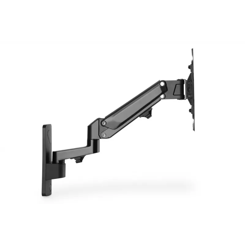 Soporte de pared DIGITUS para monitor con brazo de gas individual 43 pulgadas, máx. 23 kg - negro