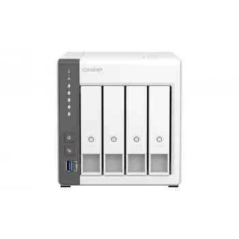 QNAP TS-433 NAS Torre ARM Cortex-A55 4 GB 0 TB QNAP QTS Blanco
