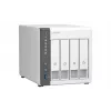 QNAP TS-433 NAS Torre ARM Cortex-A55 4 GB 0 TB QNAP QTS Blanco