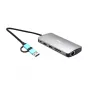 i-tec USB 3.0 USB-C/Thunderbolt 3x Display Metal Nano Dock con LAN + Power Delivery 100 W