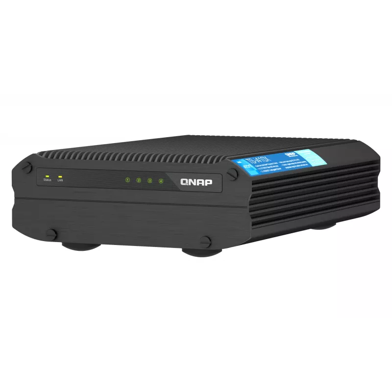 QNAP TS-I410X NAS Torre Intel Atom® x6425E 8 GB 0 TB QNAP QTS Negro