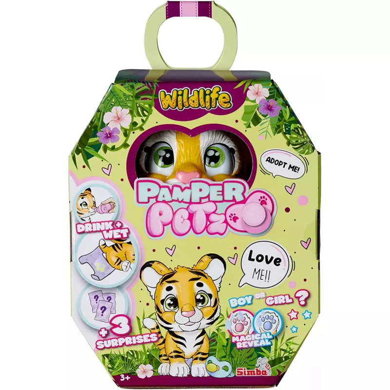Figura coleccionable SIMBA Tiger (modelo 105953575) – pequeña figura de animal detallada