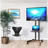 Techly ICA-TR23 soporte de TV móvil con ruedas, 32-70 pulgadas, 40 kg, con estante