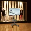 Techly ICA-TR23 soporte de TV móvil con ruedas, 32-70 pulgadas, 40 kg, con estante
