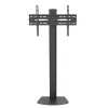 Soporte de suelo para TV TECHLY ICA-TR27 para 32–55 pulgadas (81,3–139,7 cm), VESA 100x100–600x400, inclinación -15–0°, carga máx. 40 kg, negro