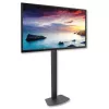 Soporte de suelo para TV TECHLY ICA-TR27 para 32–55 pulgadas (81,3–139,7 cm), VESA 100x100–600x400, inclinación -15–0°, carga máx. 40 kg, negro