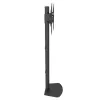 Soporte de suelo para TV TECHLY ICA-TR27 para 32–55 pulgadas (81,3–139,7 cm), VESA 100x100–600x400, inclinación -15–0°, carga máx. 40 kg, negro