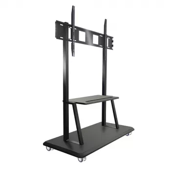 Soporte de suelo portátil TECHLY Signage Display Mount ICA-TR31 para pantallas de 55–120 pulgadas, VESA 1200x600, carga máx. 150 kg, negro