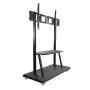 Soporte de suelo portátil TECHLY Signage Display Mount ICA-TR31 para pantallas de 55–120 pulgadas, VESA 1200x600, carga máx. 150 kg, negro