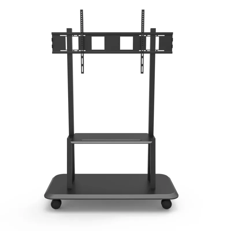 Soporte de suelo portátil TECHLY Signage Display Mount ICA-TR31 para pantallas de 55–120 pulgadas, VESA 1200x600, carga máx. 150 kg, negro