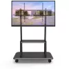 Soporte de suelo portátil TECHLY Signage Display Mount ICA-TR31 para pantallas de 55–120 pulgadas, VESA 1200x600, carga máx. 150 kg, negro
