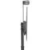 Techly Carro de suelo de acero con soporte ajustable en altura para TV de 60'' a 100''