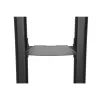 Techly Carro de suelo de acero con soporte ajustable en altura para TV de 60'' a 100''