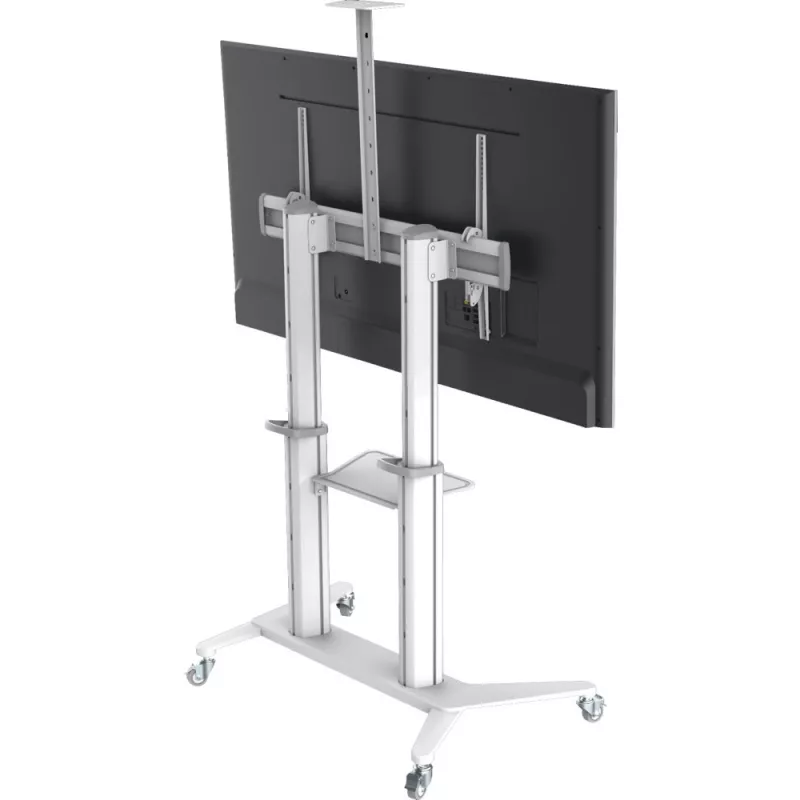 Techly ICA-TR49W Carro/Soporte multimedia blanco para pantalla plana