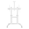 Techly ICA-TR49W Carro/Soporte multimedia blanco para pantalla plana