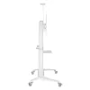 Techly ICA-TR49W Carro/Soporte multimedia blanco para pantalla plana