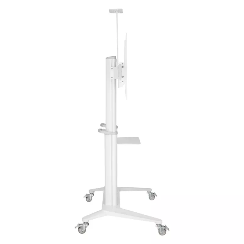 Techly ICA-TR49W Carro/Soporte multimedia blanco para pantalla plana