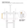 Techly ICA-TR49W Carro/Soporte multimedia blanco para pantalla plana