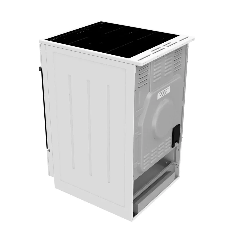 Cocina independiente Gorenje GEIT5C60WPG eléctrica con placa de inducción por zonas blanca