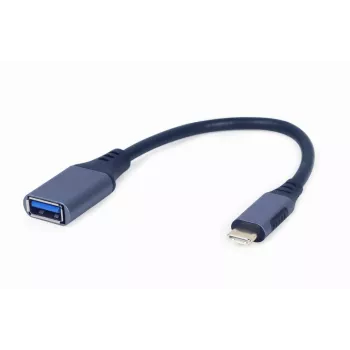 GEMBIRD Cable USB 3.0 OTG Type-C a USB Type-A (CM/AF), gris espacial