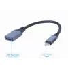 GEMBIRD Cable USB 3.0 OTG Type-C a USB Type-A (CM/AF), gris espacial