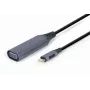 GEMBIRD Adaptador de pantalla USB Type-C a VGA, 15 cm, gris espacial