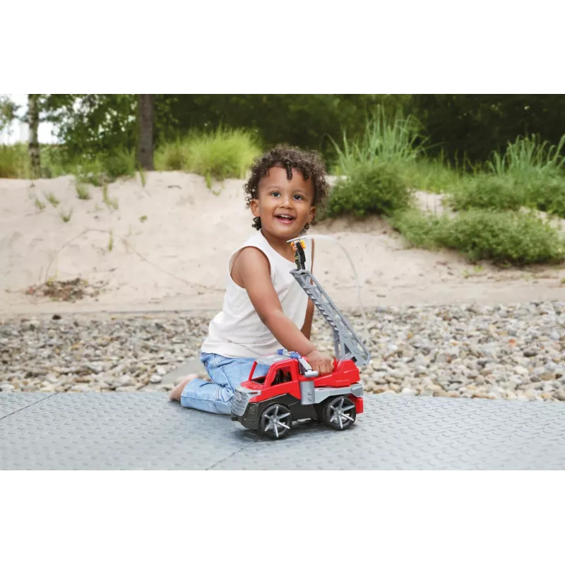 Lena TRUXX SM04535, coche de bomberos, 2 año(s), goma, acero, gris, rojo