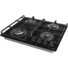 Placa Gorenje GTW641EB negra integrable 60 cm gas 4 zona(s)
