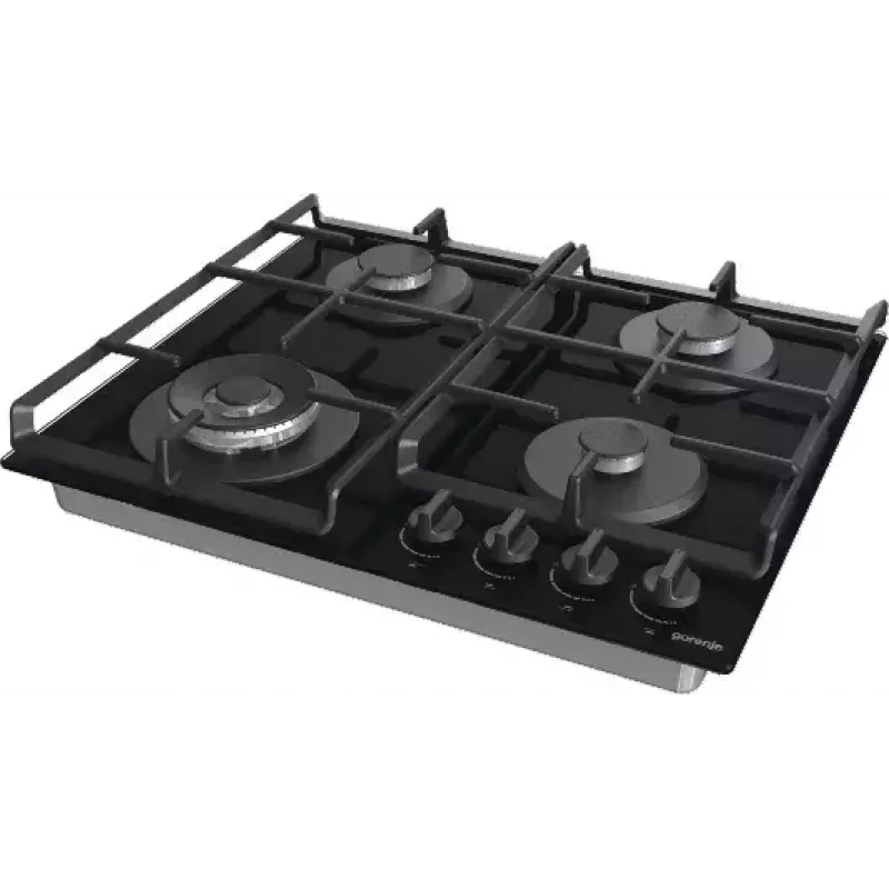 Placa Gorenje GTW641EB negra integrable 60 cm gas 4 zona(s)